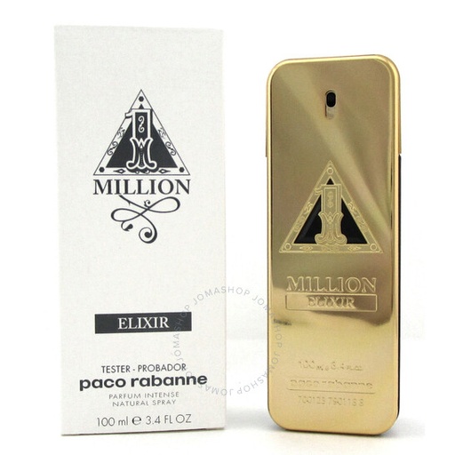 Paco Rabanne One Million Elixir Parfume Intense  Men's Spray 3.38 Oz Tester