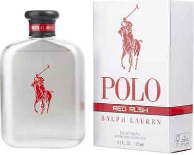 Ralph Lauren Polo Red Rush Men's EDT Spray 4.2 Oz Tester 